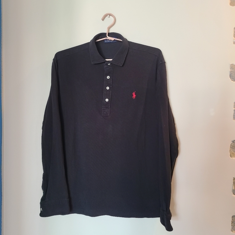 Ralph lauren men's polo Tshirt long sleeve sz.XL